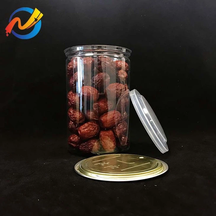 pet can plastic pop top cans for food with easy open lid (6)
