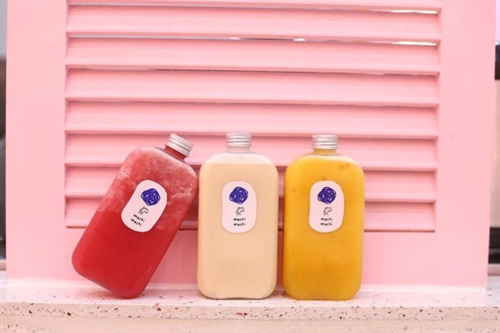 500ml PET Bottle Cold Milk Tea Drink Bottle