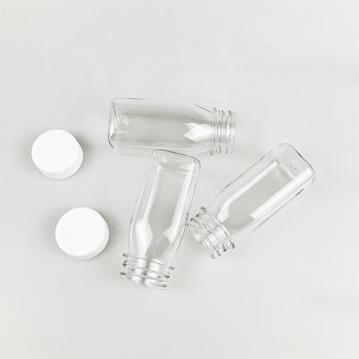 Packaging Plastic Juice Bottles With Caps