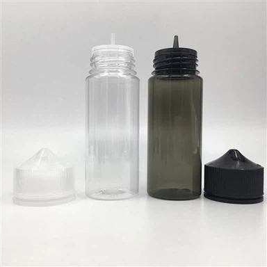 120ml Clear Black V3 Vape Dropper Oil Bottle